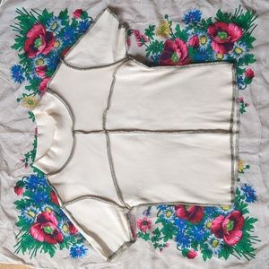 Mock Neck Outline Tee